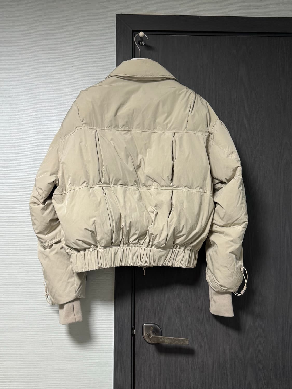 [L]쿠어 닷츠 퍼프 플라이트 패딩 샌드베이지 상품이미지2