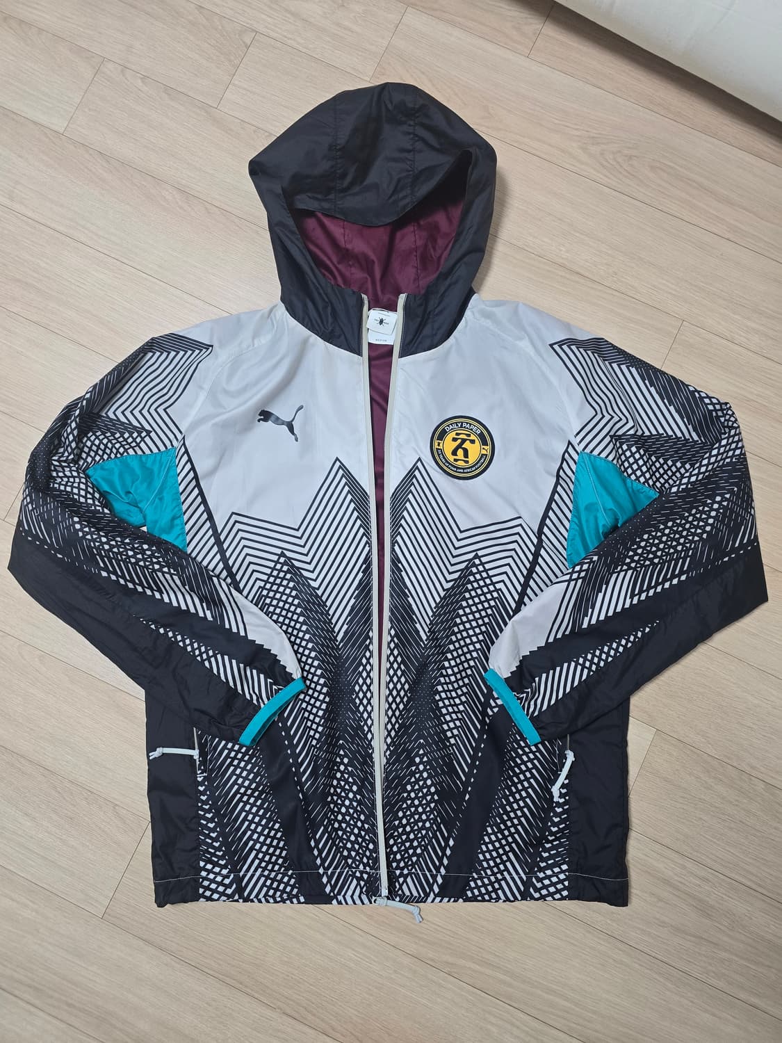 푸마 X 데일리페이퍼 콜라보 바람막이 L 상품이미지1