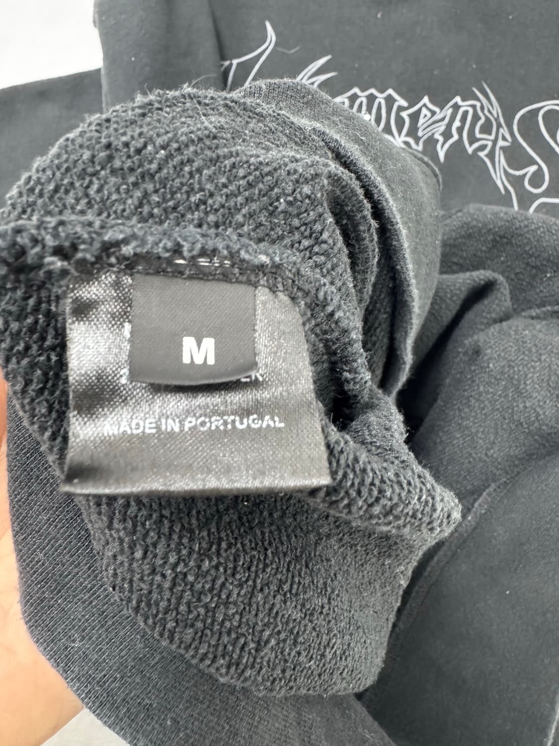 •VETEMENTS 2016 S/S 메탈 로고 맨투맨 블랙 상품이미지9