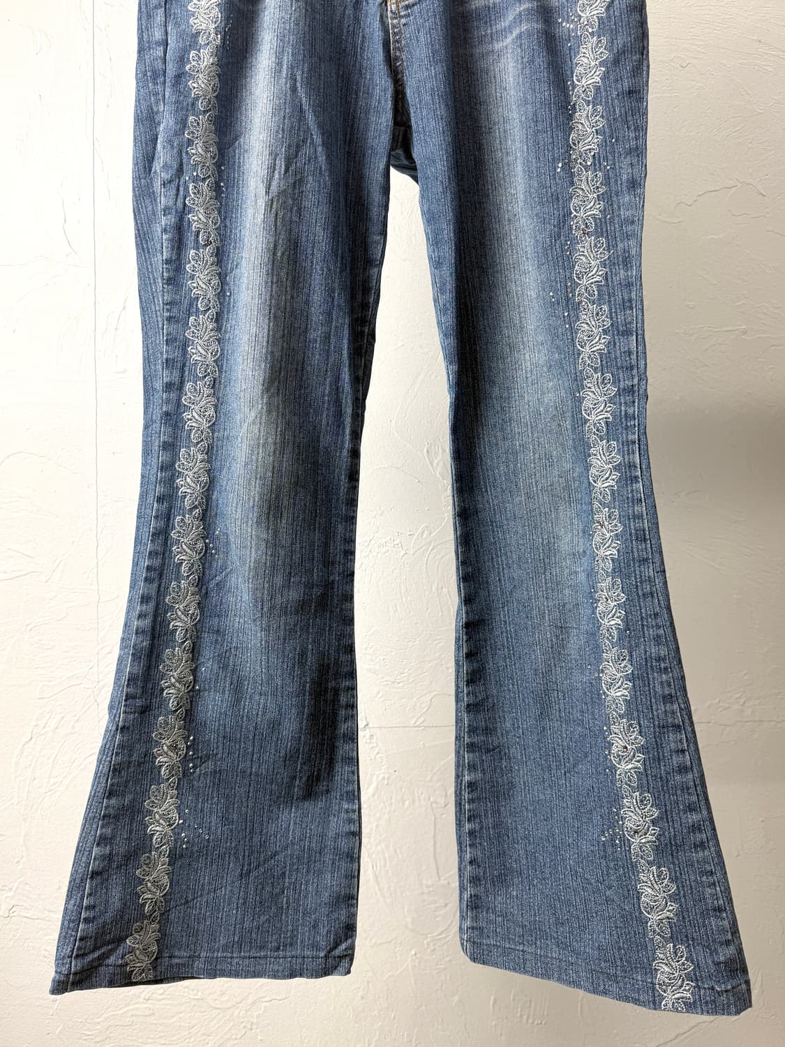 Haphazard 플라워 데님 팬츠 상품이미지3