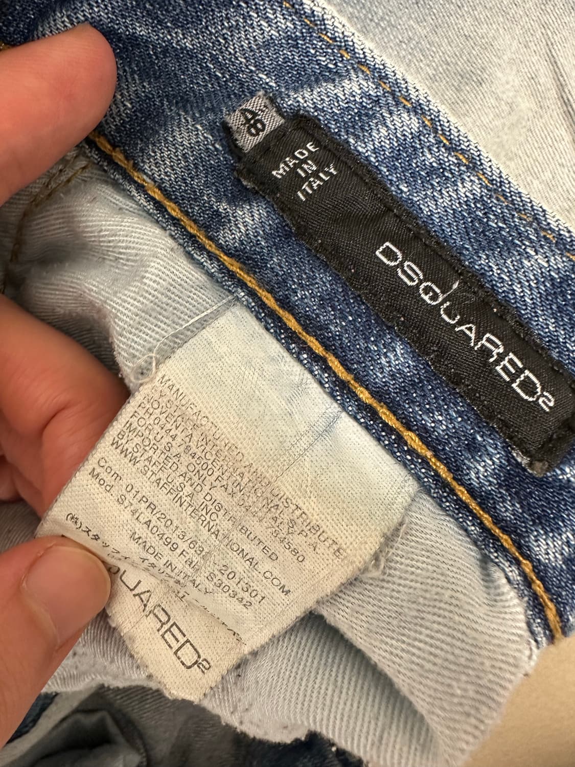 디스퀘어드2 페인팅 데님 48 상품이미지4