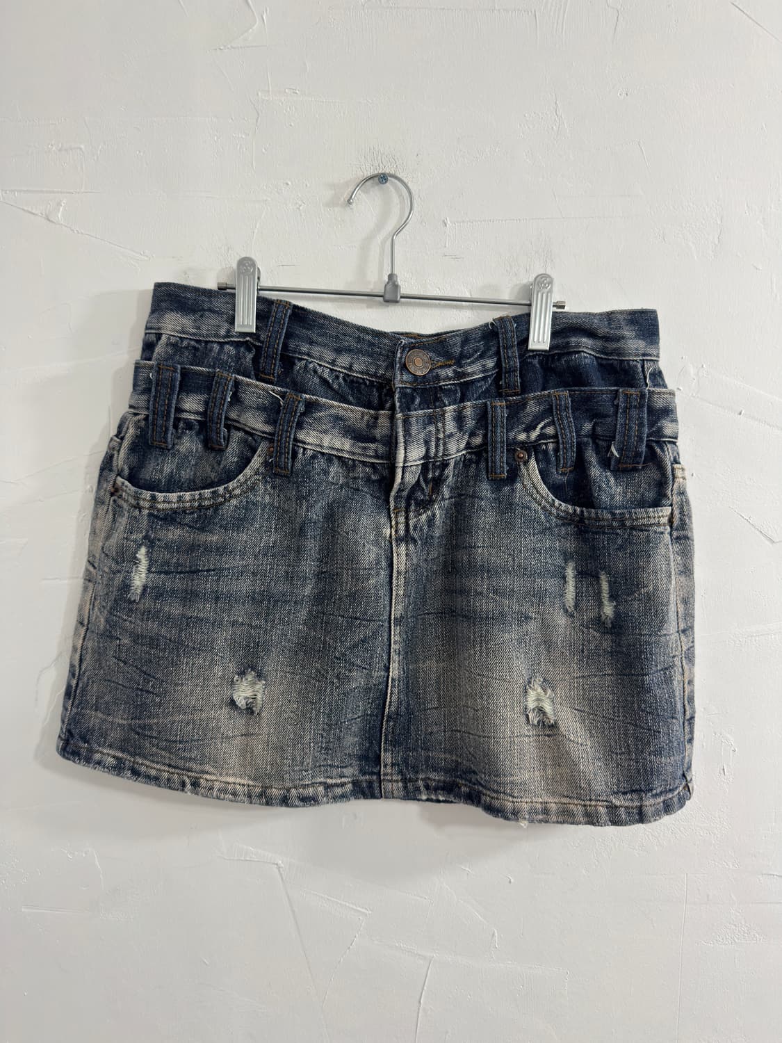 the bo’s jeans denim mini skirt 상품이미지5