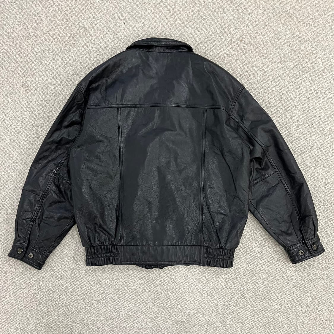 [110] NOVA 노바 블랙 소가죽 봄버자켓 라이더 자켓 0120M1 상품이미지4