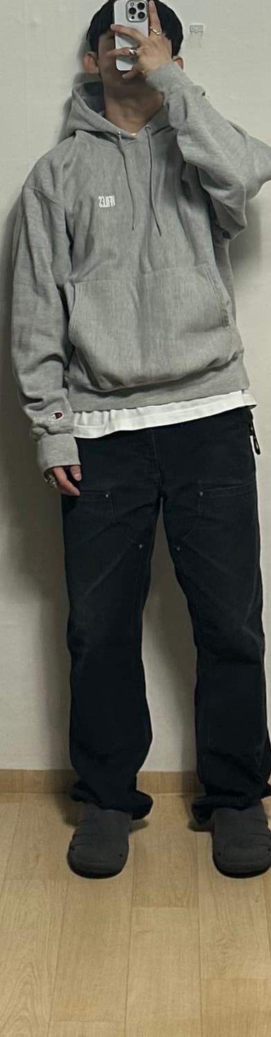 브이파일즈 VFILES 리버스위브 후드티 상품이미지6