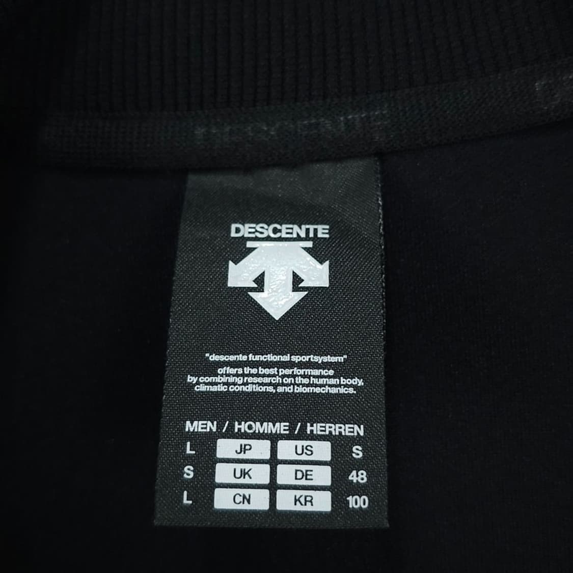[데상트] 독일 국대 져지 트랙탑 집업 자켓 블랙 M21361 상품이미지9