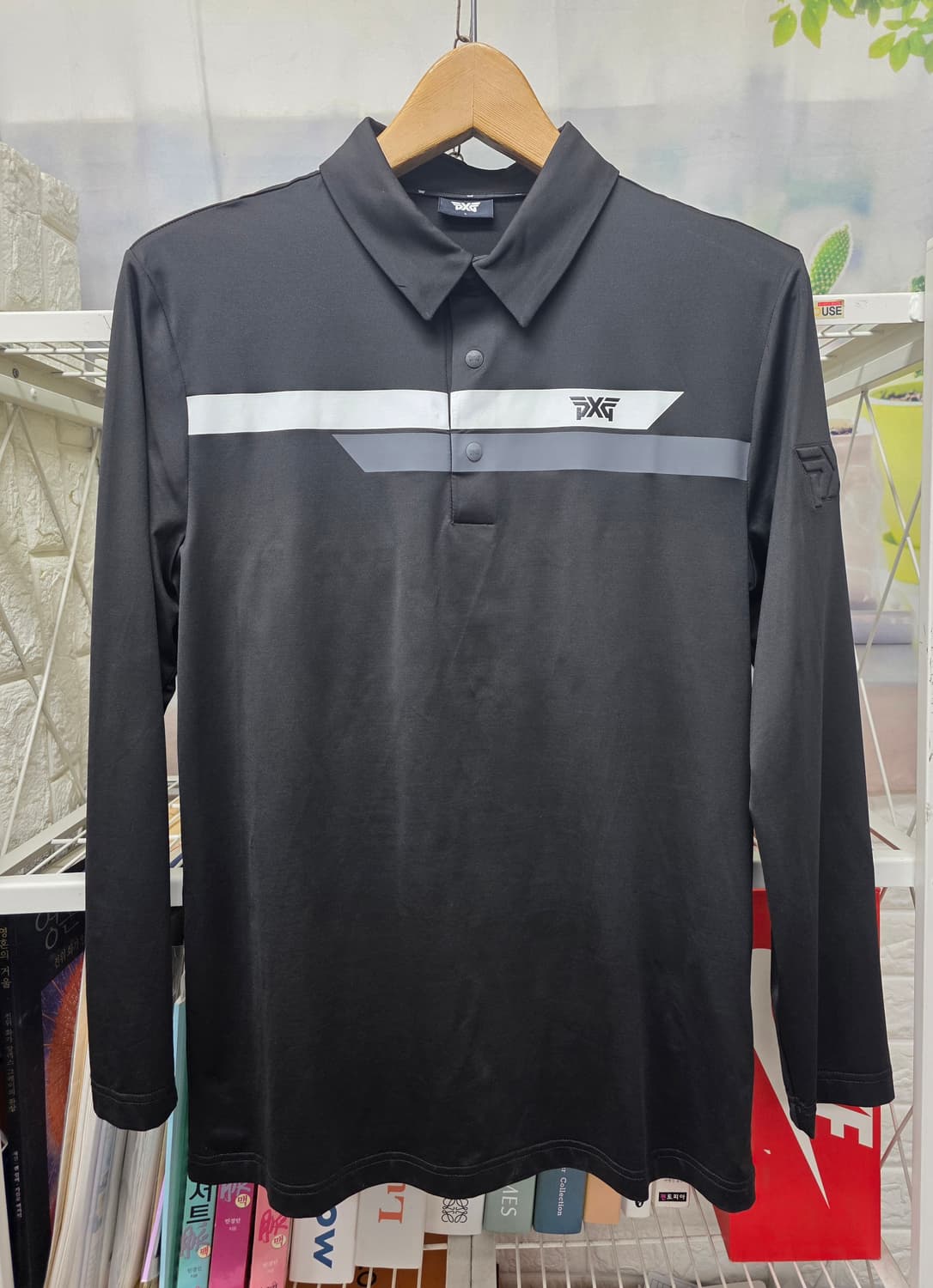 PXG 남성 골프티셔츠 100 봄~가을 카라 긴팔골프티 MM58 상품이미지1