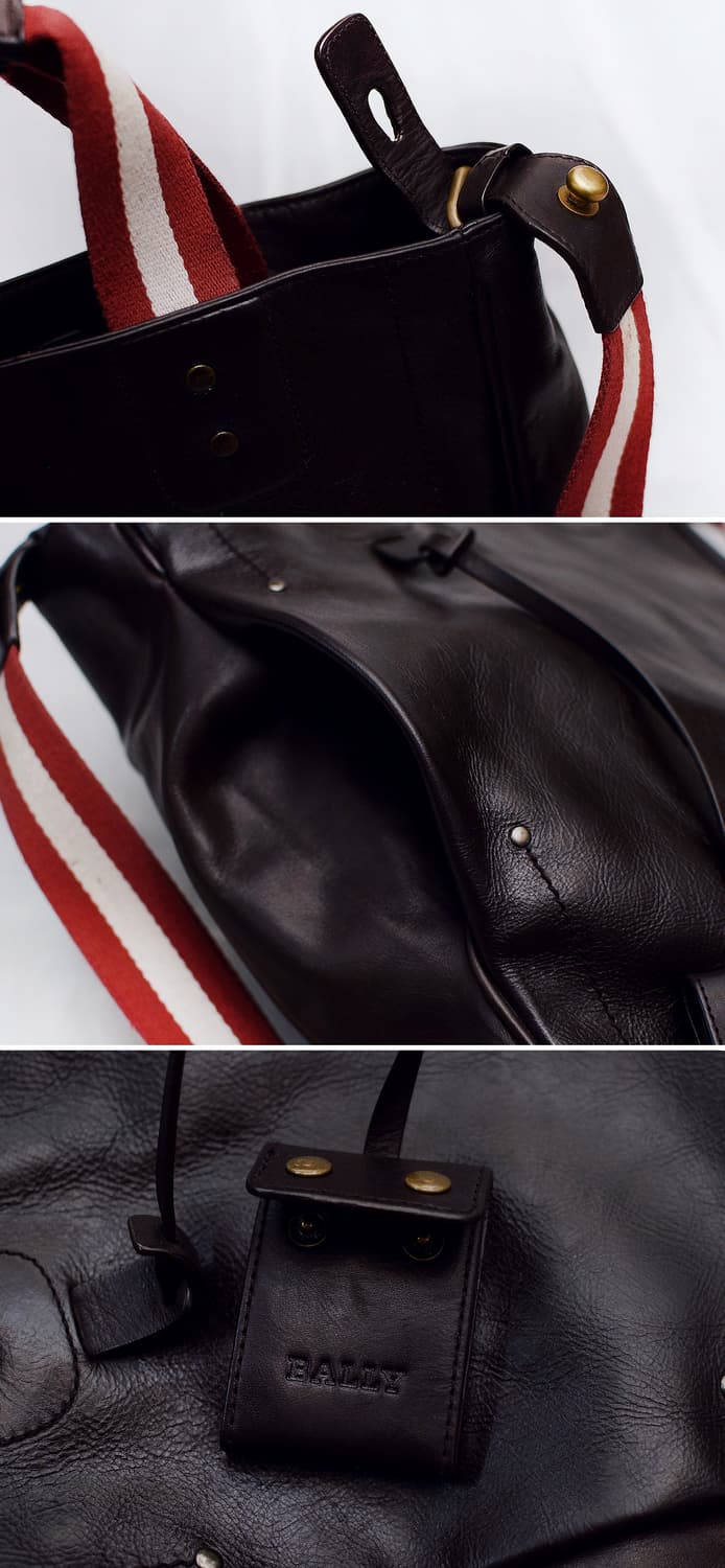 발리 (BALLY) 테니로 풀그레인 베지터블 레더 토트.숄더백 상품이미지9
