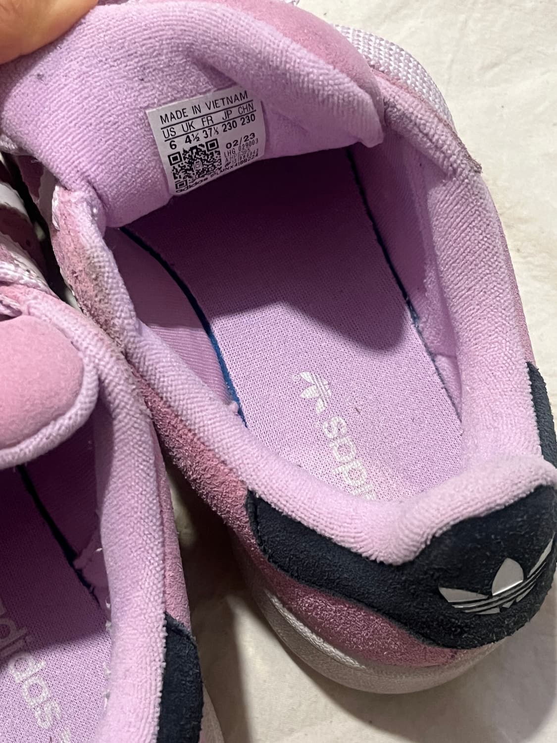 아디다스 캠퍼스 00s 스웨이드 핑크 상품이미지5