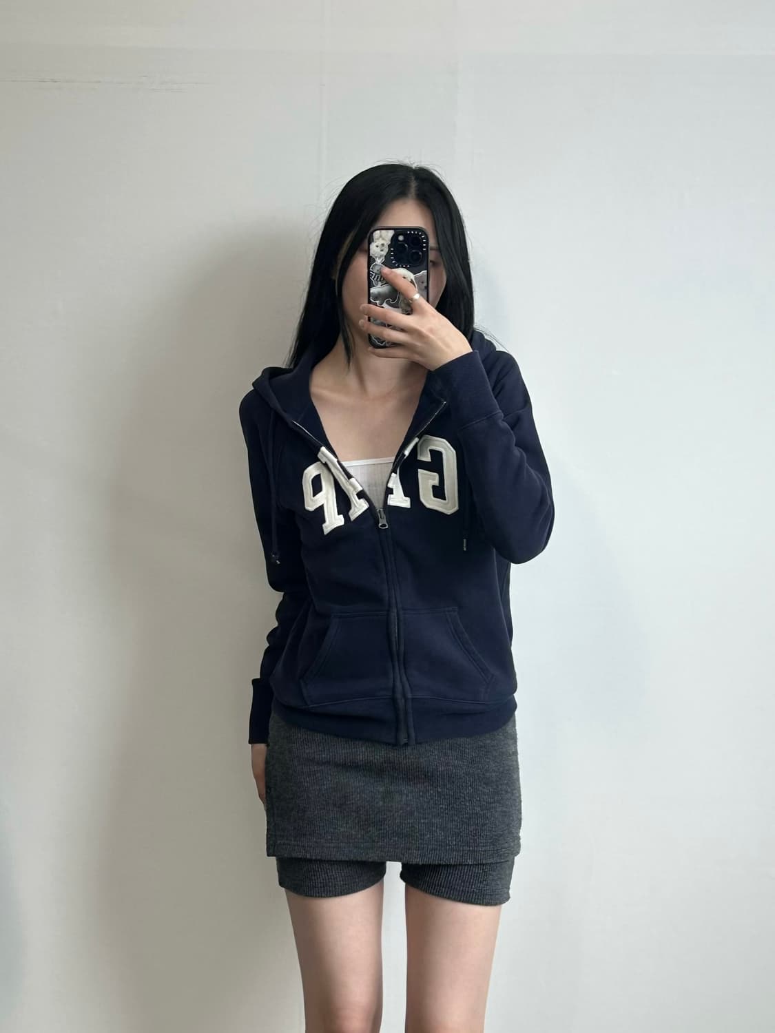 Gap 갭 네이비 후드집업 상품이미지1