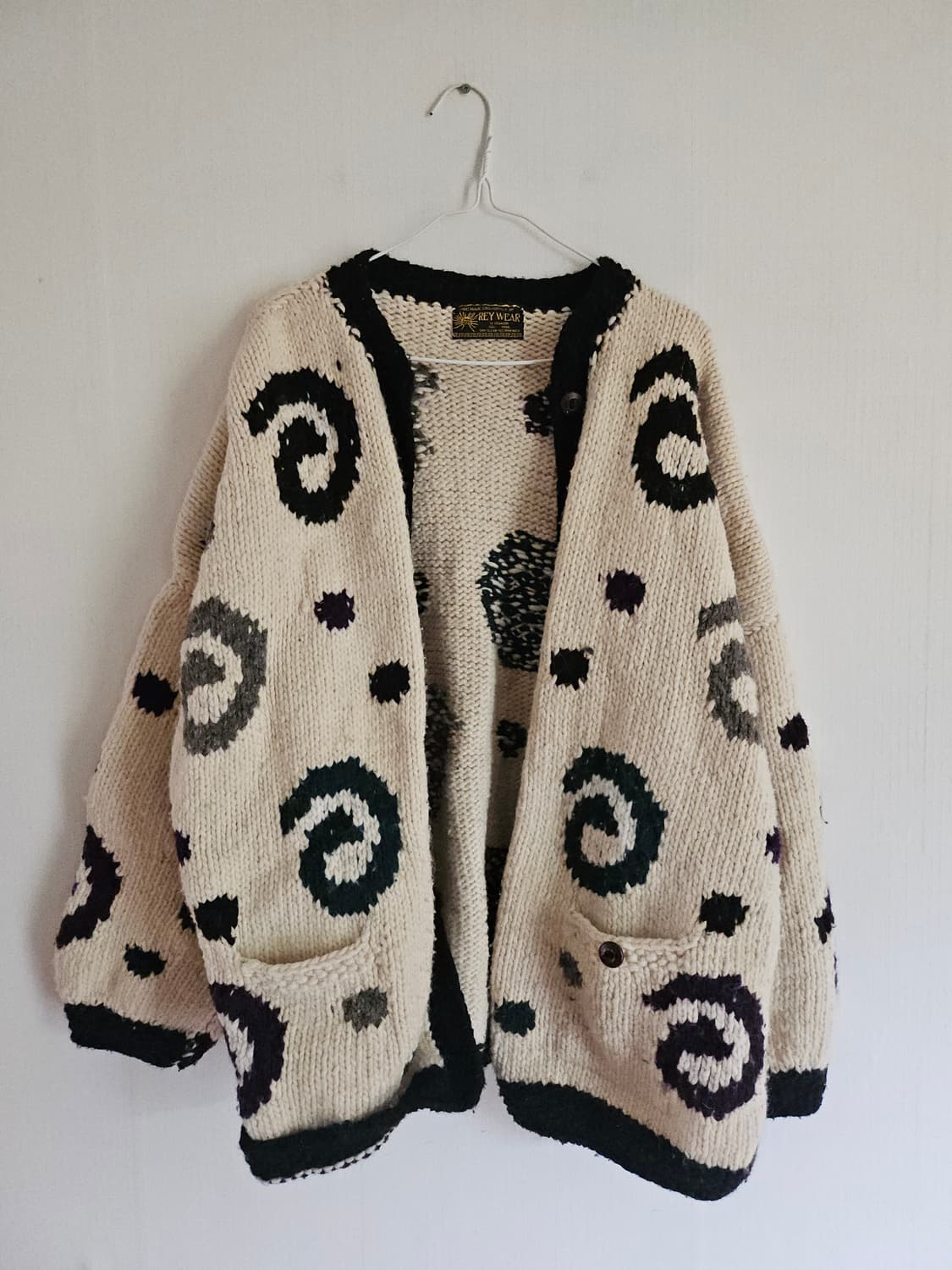 REY WEAR 울100 가디건 상품이미지1