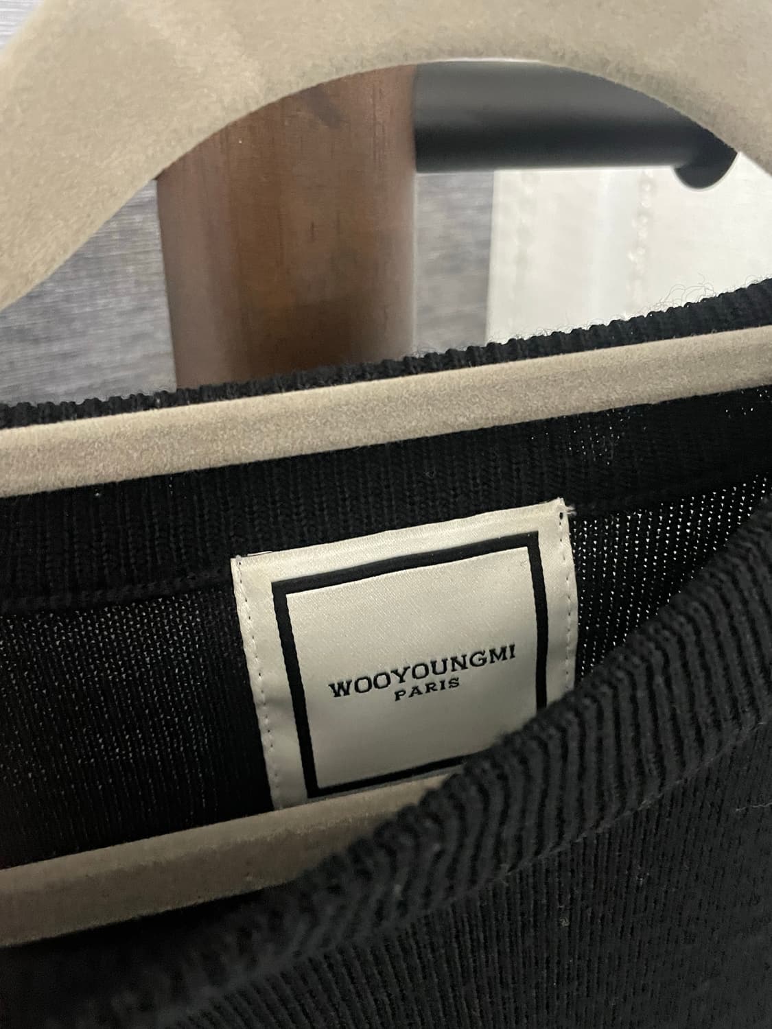 우영미 백로고 니트 46 상품이미지5