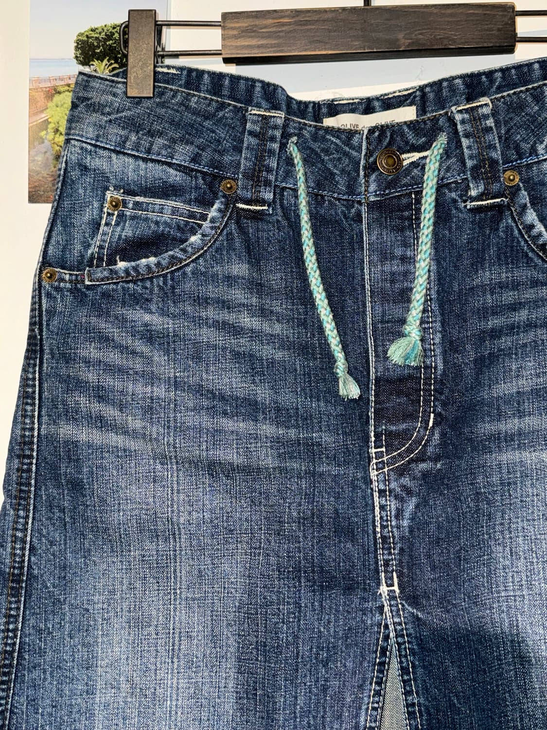 olive des olive 데님 스커트 상품이미지5