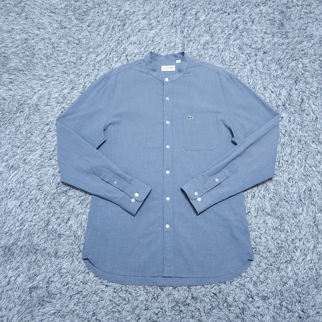 라코스테) M 남자 차이나카라 셔츠남방 / 왕눈이샵 상품이미지1
