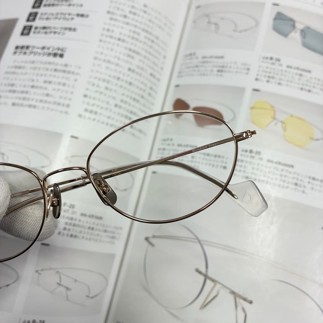 MICEDRAW TOKYO 마이스드로우 도쿄 티타늄 골드 일본 안경 상품이미지2