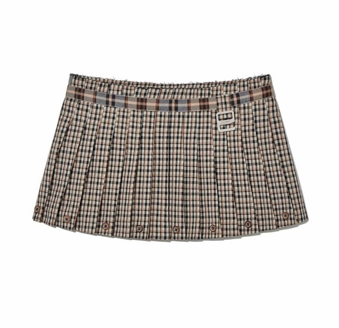 글로니 RUSSELL PLAID MINI SKIRT XS 상품이미지1