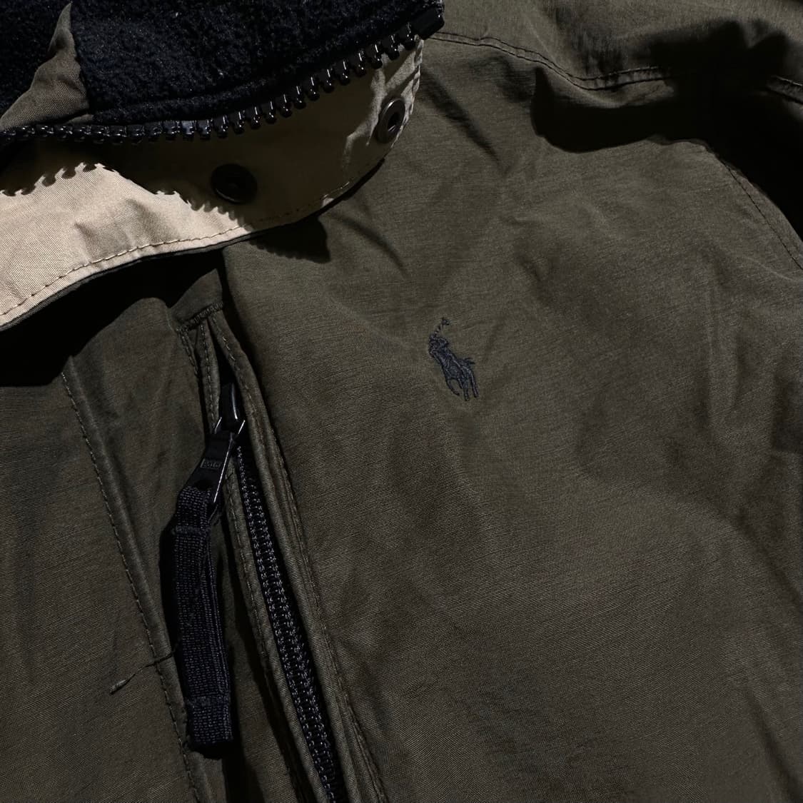 폴로 랄프로렌 포니로고 집업 하프롱 자켓 상품이미지4