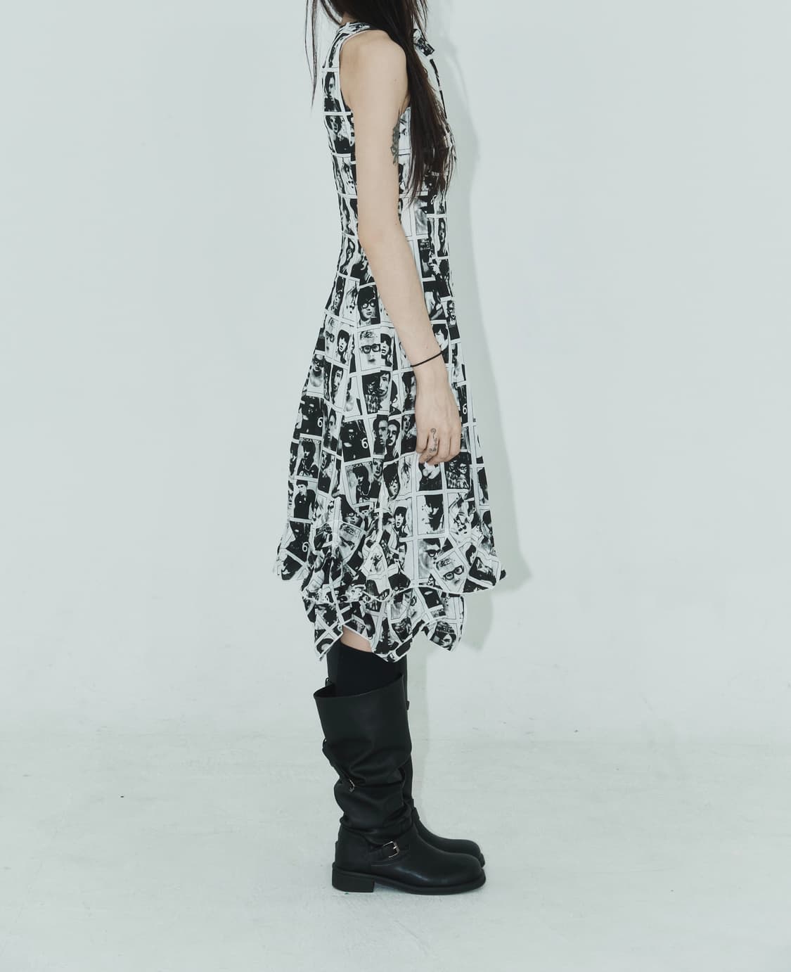 Face printing sleeveless opc 상품이미지3