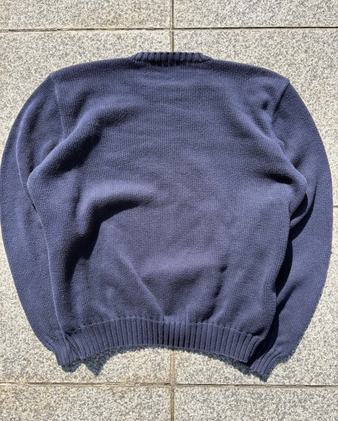 폴로 니트 네이비 XL 상품이미지2