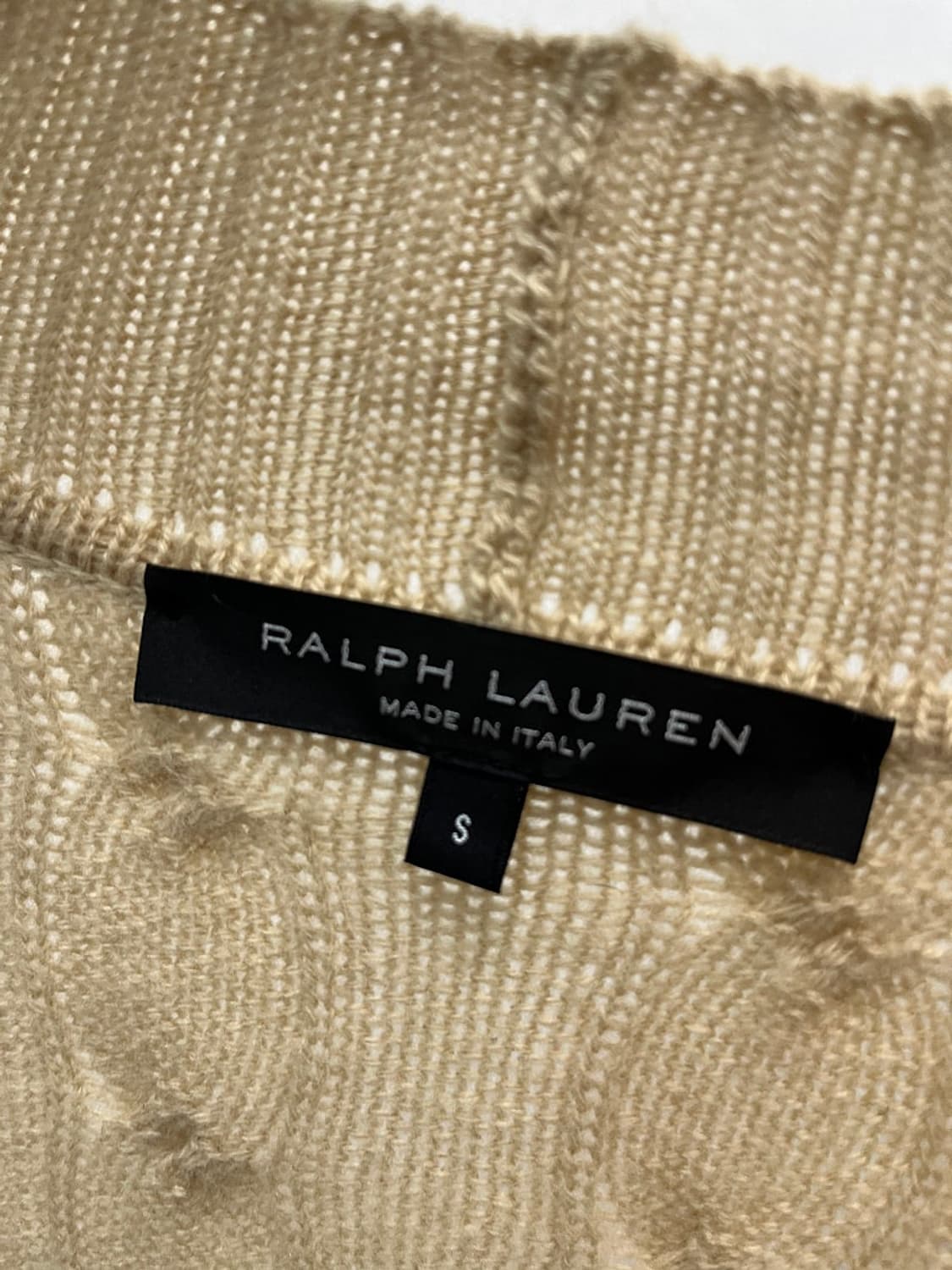 여) 랄프로렌 이태리 캐시미어100% 가디건  상품이미지6