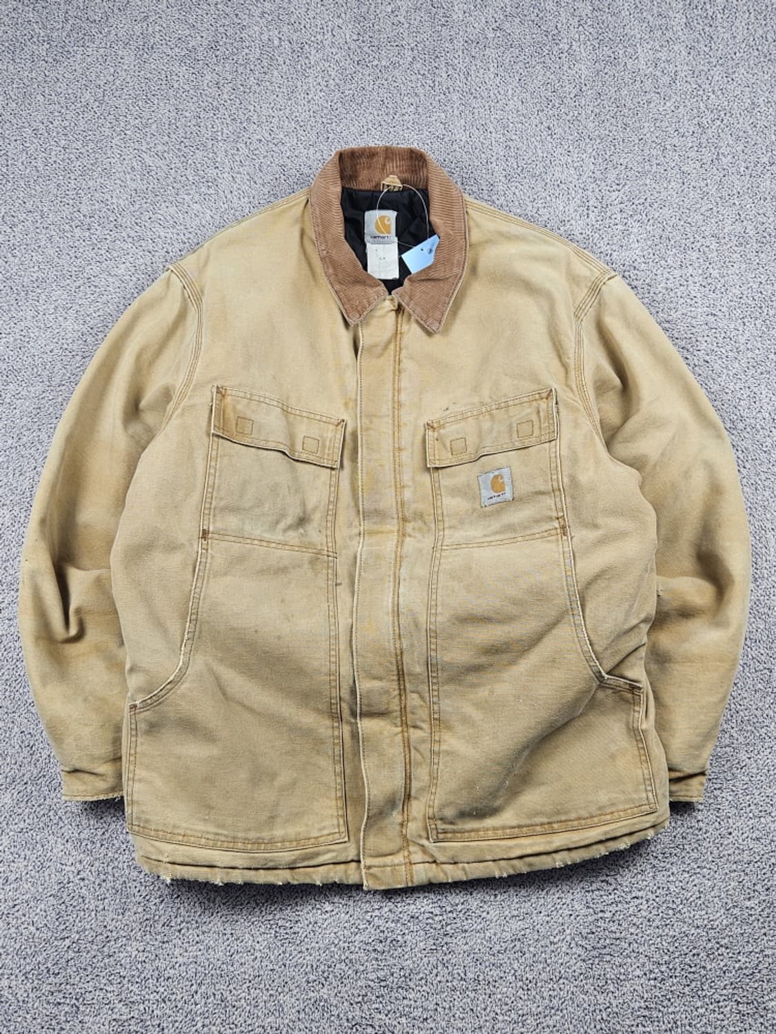 칼하트 버버리 리페어 캔버스 초어 워크 자켓 (상세설명참조)/ 10255 상품이미지1