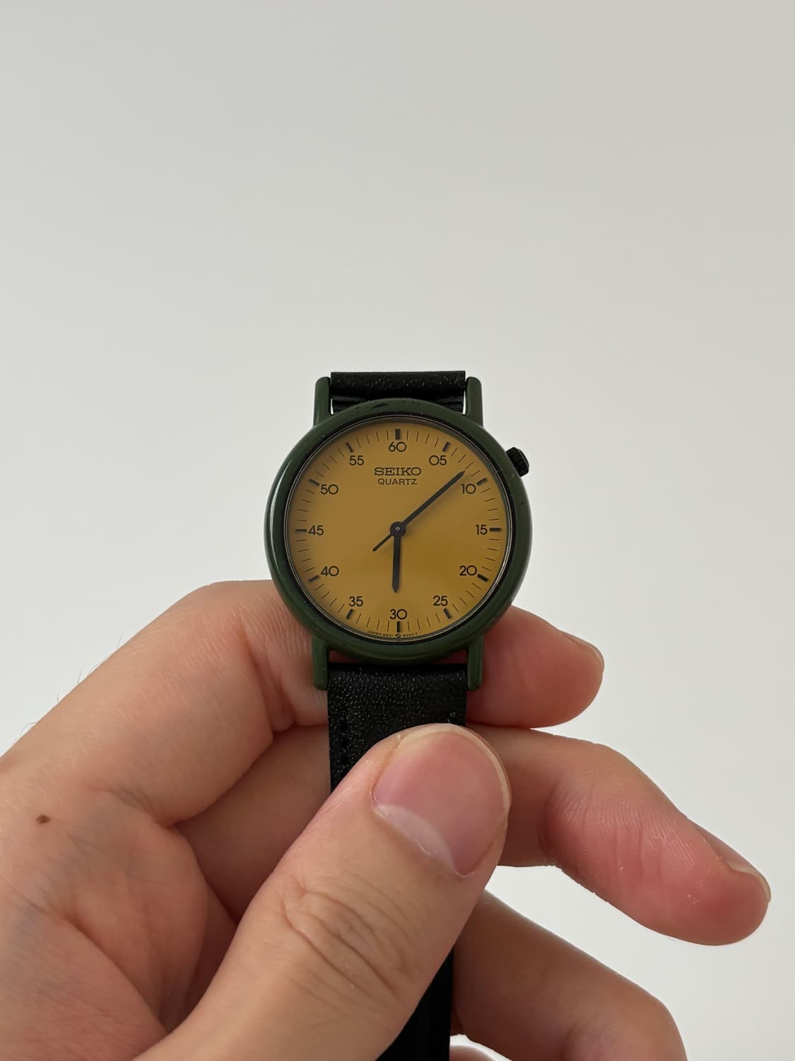 1980s Avenue Yellow Dial Field Quartz 상품이미지3