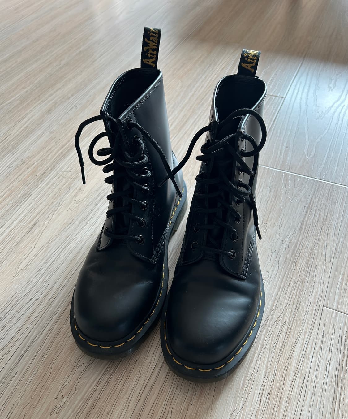 닥터마틴 1460 스무스 레더 레이스업 부츠 블랙 상품이미지1