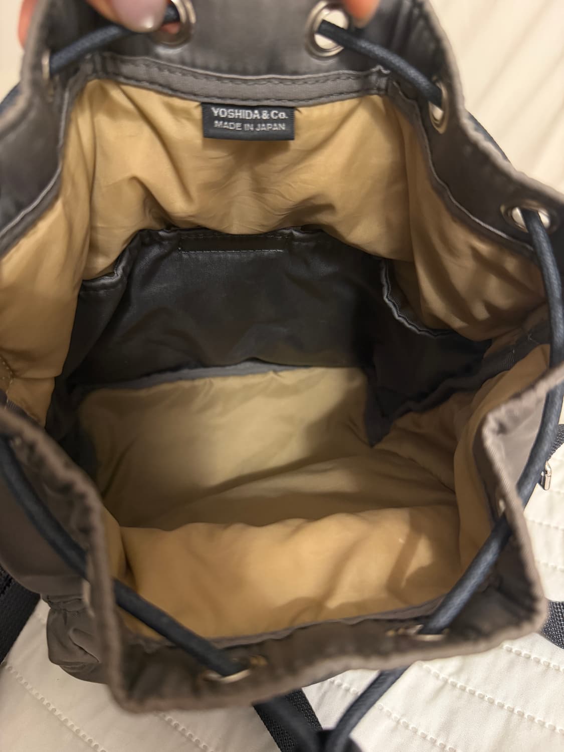 요시다포터 벌룬삭 복조리백 실버 상품이미지5