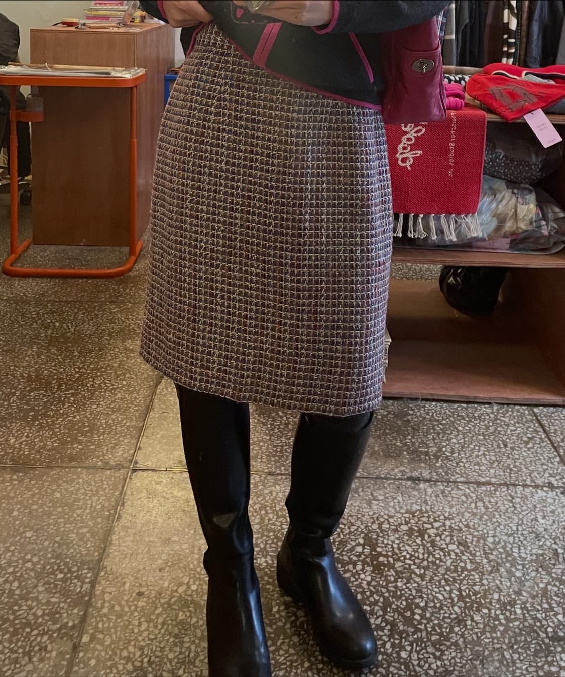 멀티 트위드 스커트 [무배] 상품이미지1