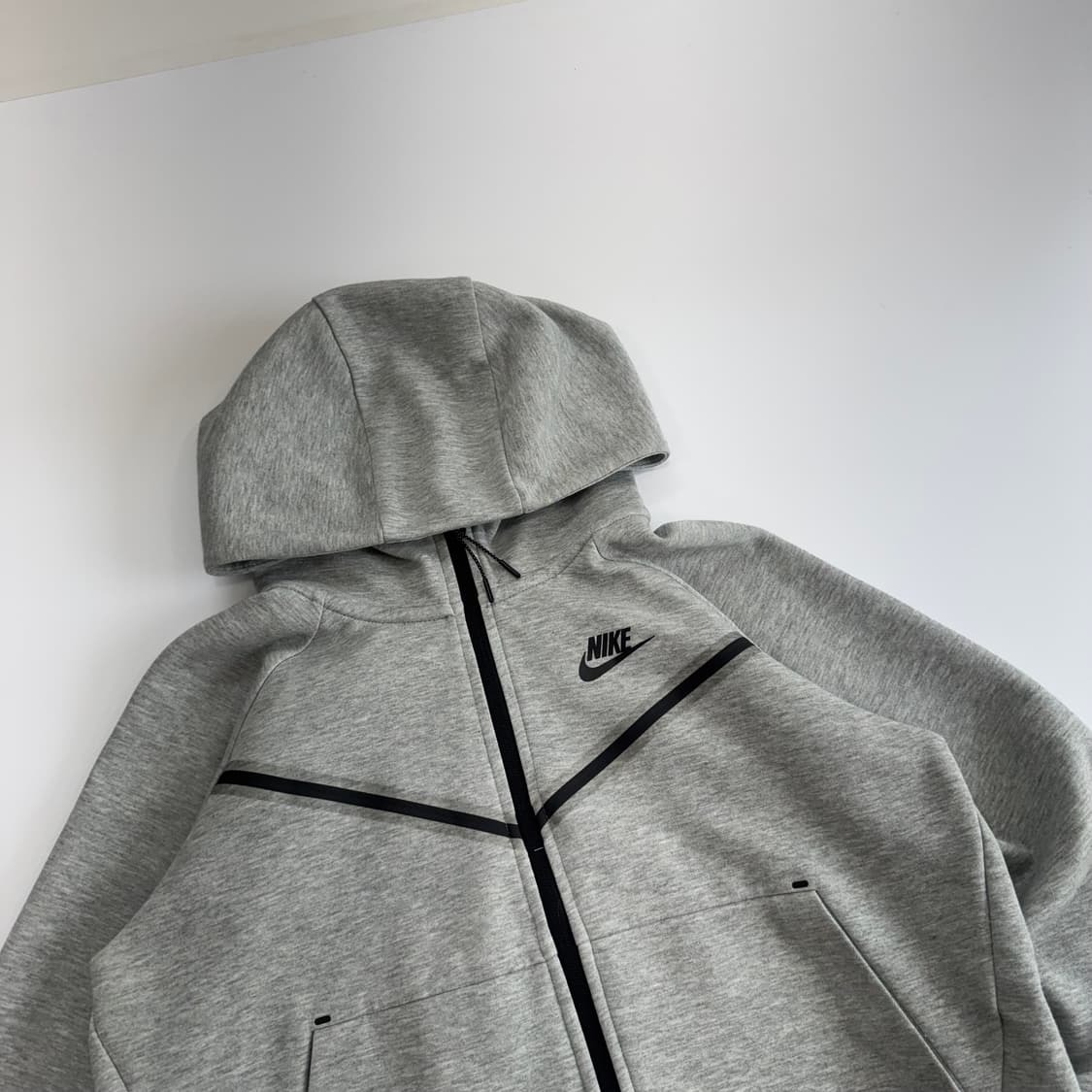 Nike 나이키 테크팩 그레이 크롭 후드집업 상품이미지4