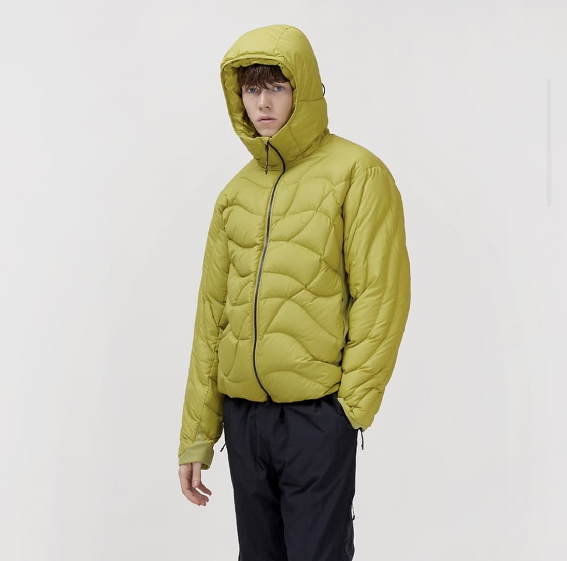 프리커 구스다운 퍼텍스 경량패딩 자켓 L 상품이미지5