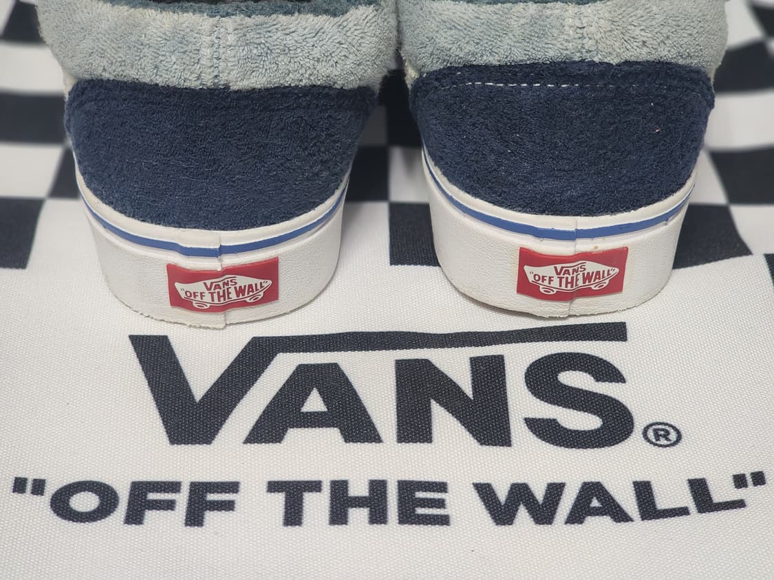 반스 올드스쿨 타월 소재 블루 245mm 상품이미지2