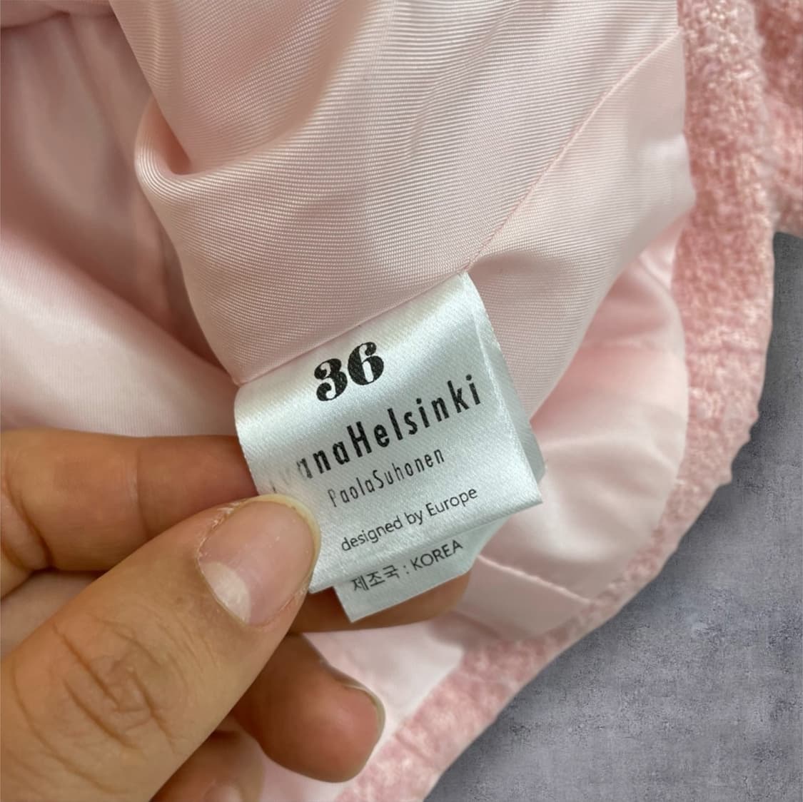 이바나 헬싱키 Ivanahelsinki 핑크 마리안느 트위드 셋업 상품이미지4