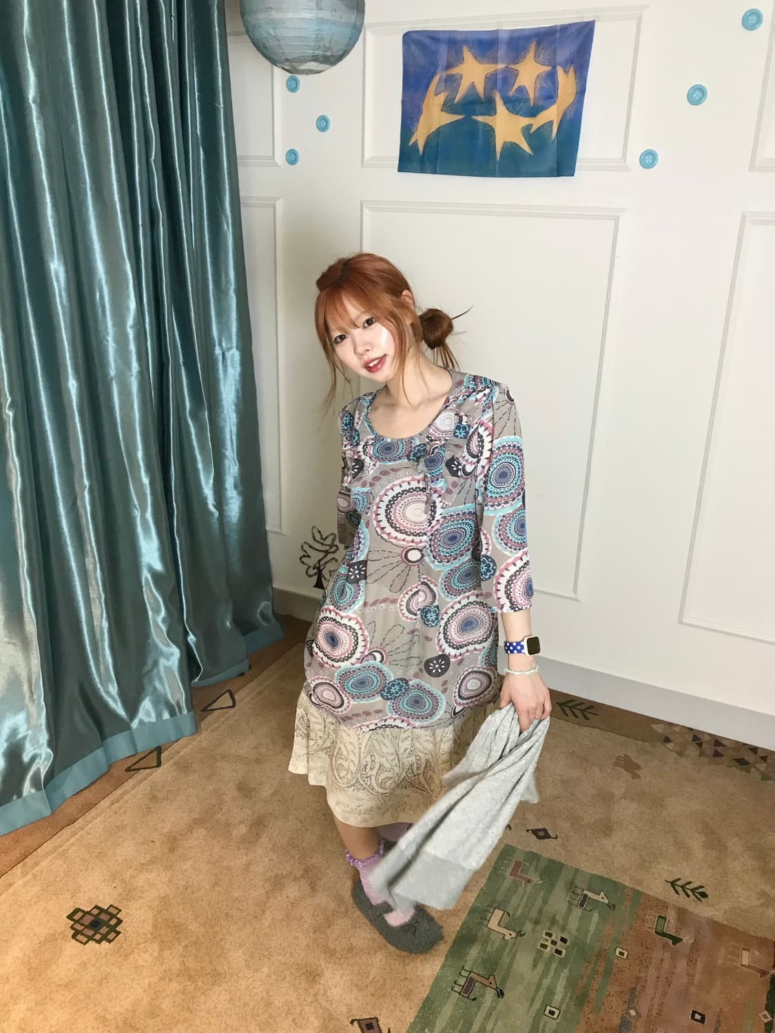 편안하지만 심심하지않은 퍼지는 실루엣이 귀여운 코디셋𖧧𓂃˖₊💐 상품이미지5