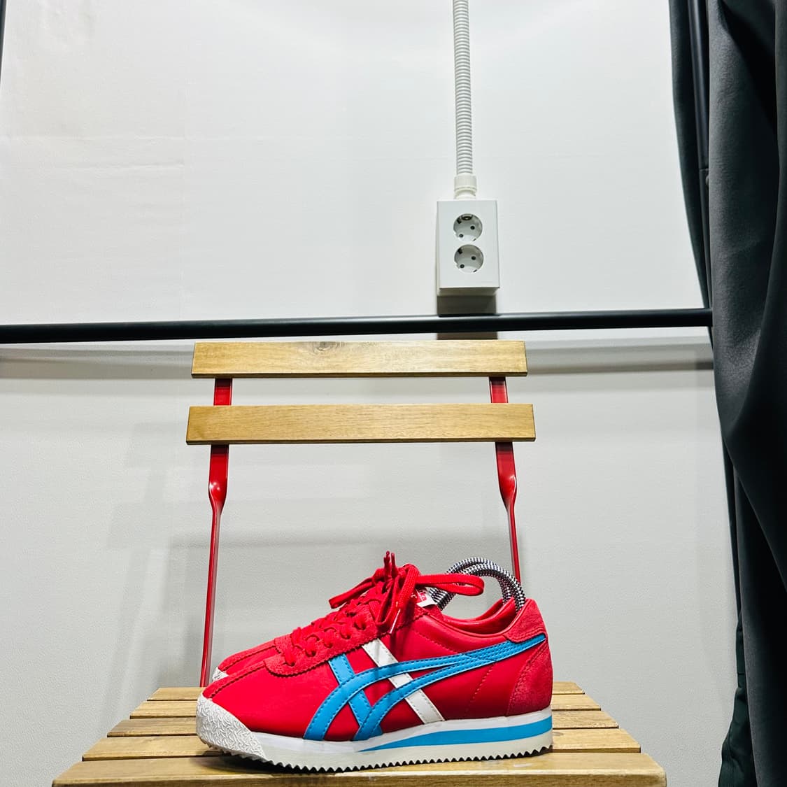 230) 오니츠카타이거 운동화 여성 여자 신발 코르쉐어 레드 상품이미지3