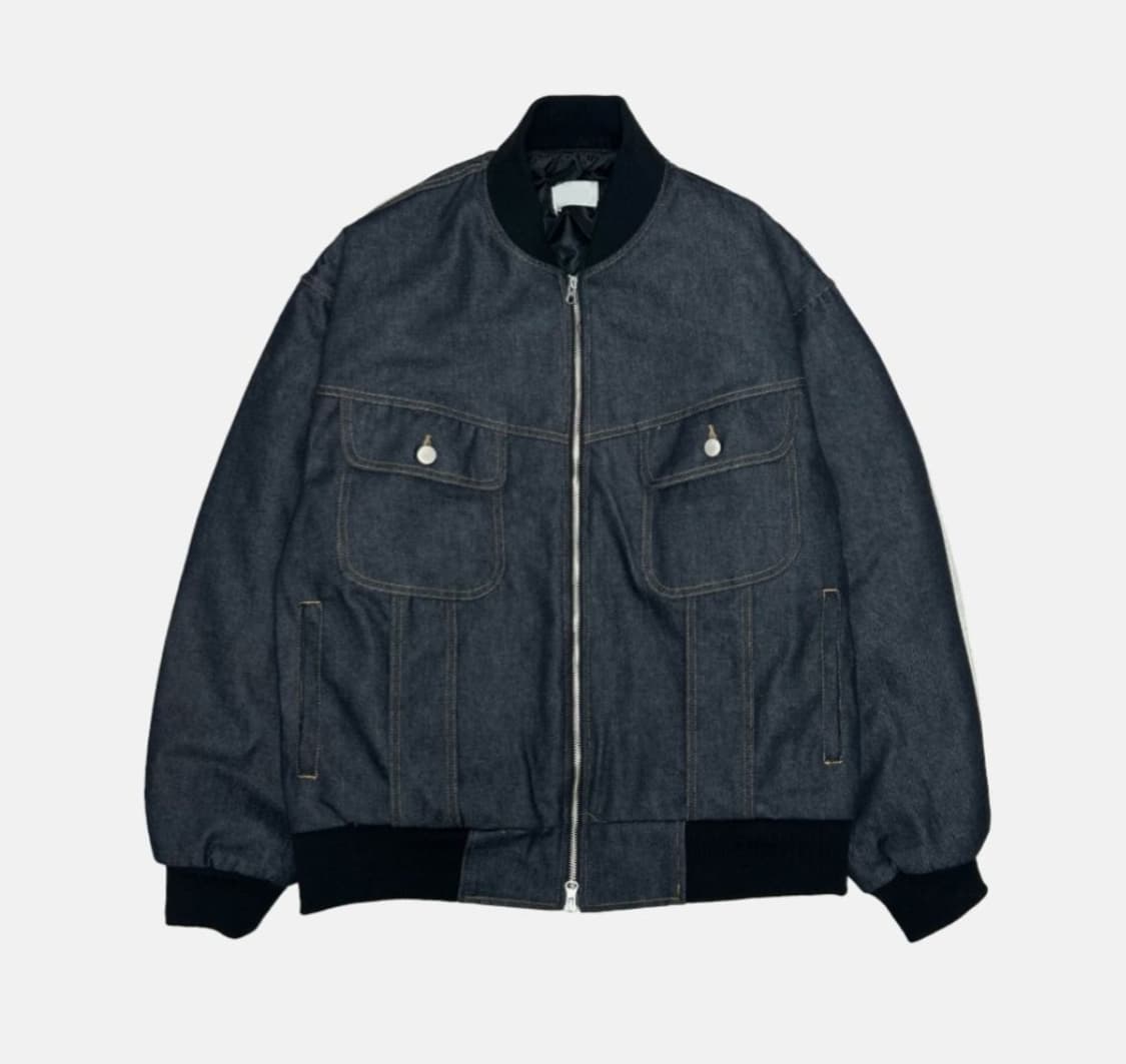 데님 자켓 패딩 L 상품이미지2
