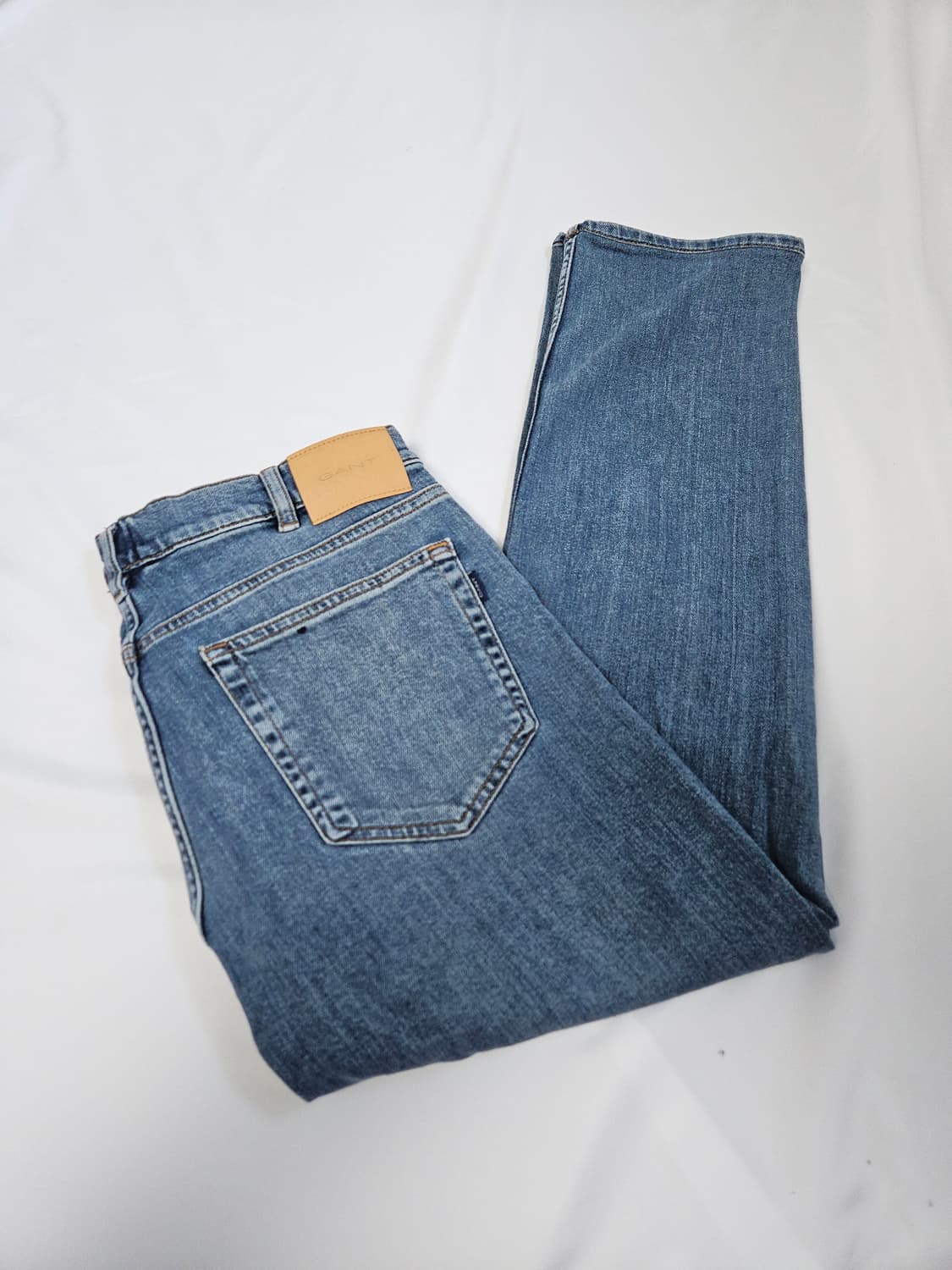 간트 GANT 패치 데님팬츠 청바지 레귤러진 남성 옴므 상품이미지1