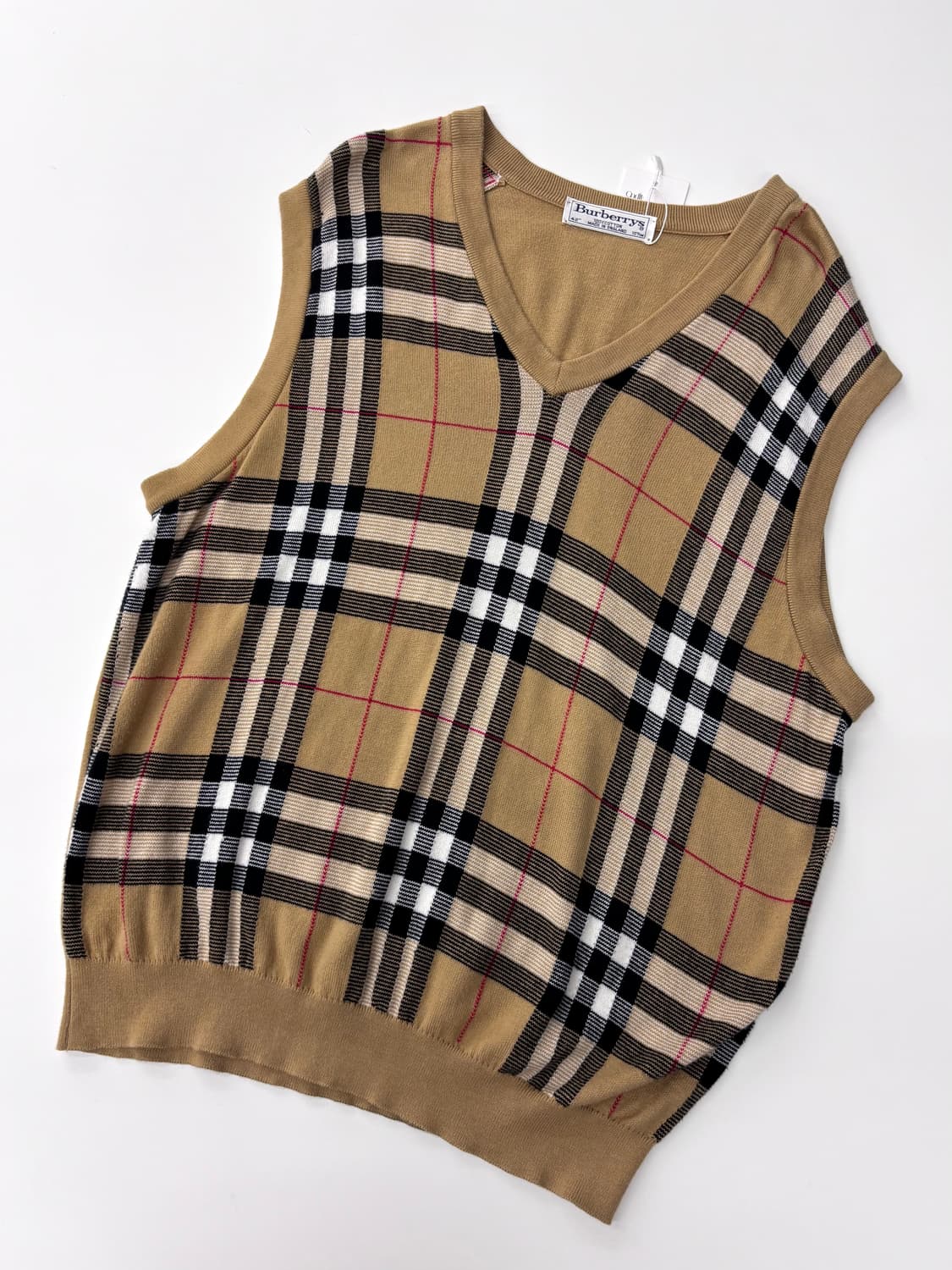 Burberry 버버리 노바체크 브이넥 슬리브리스 니트 상품이미지2