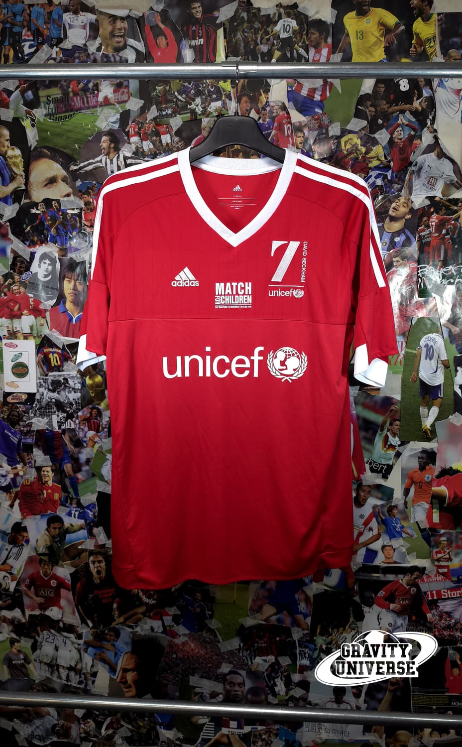 유니세프 자선경기 2015 베컴 유니폼 (박지성 참가) 상품이미지7