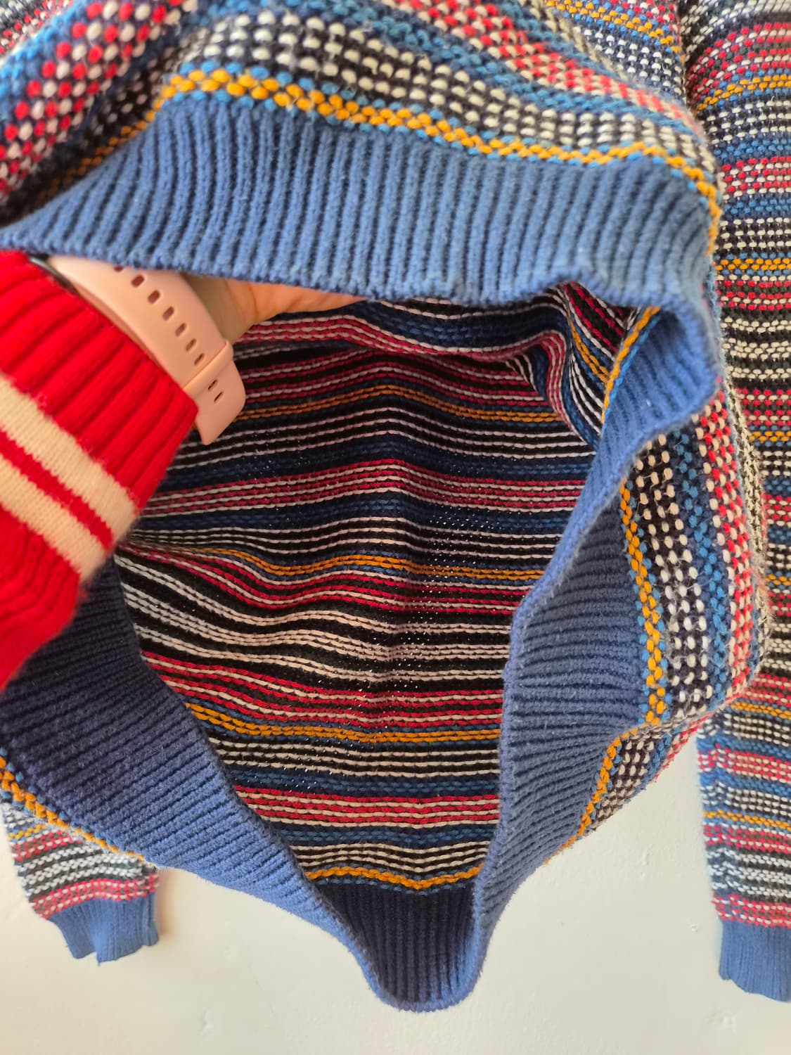 라코스테 남성 멀티컬러 코튼라운드니트
 상품이미지6