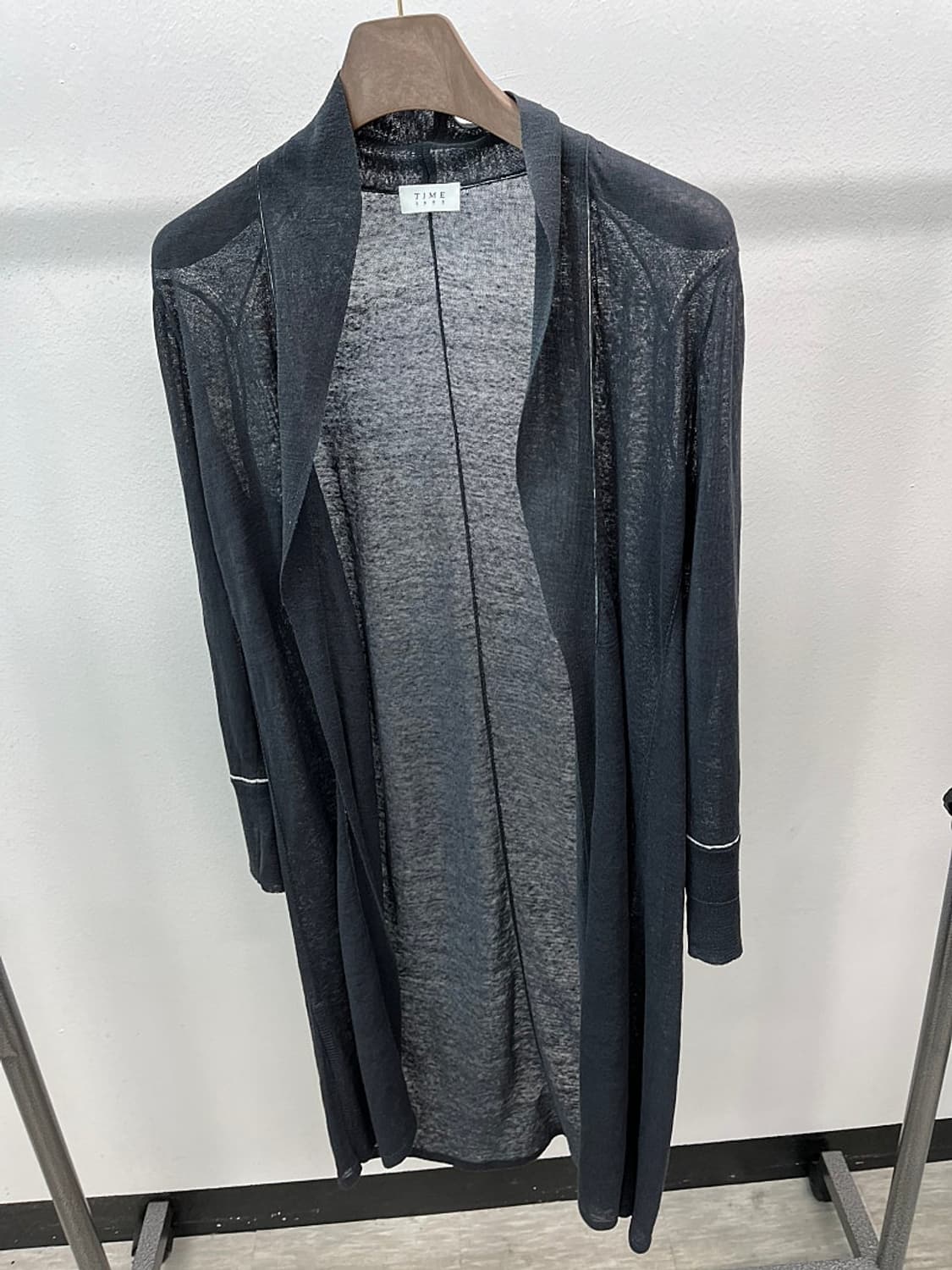 여) 타임 논버튼 롱 가디건  상품이미지2