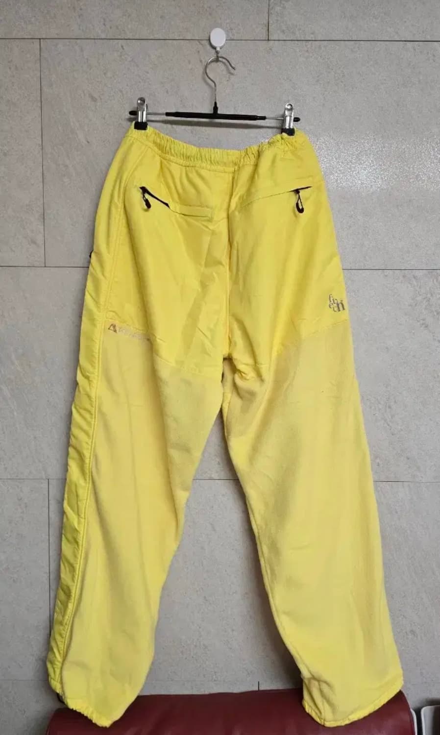 fetch 후리스 노랑 남성m 상품이미지2