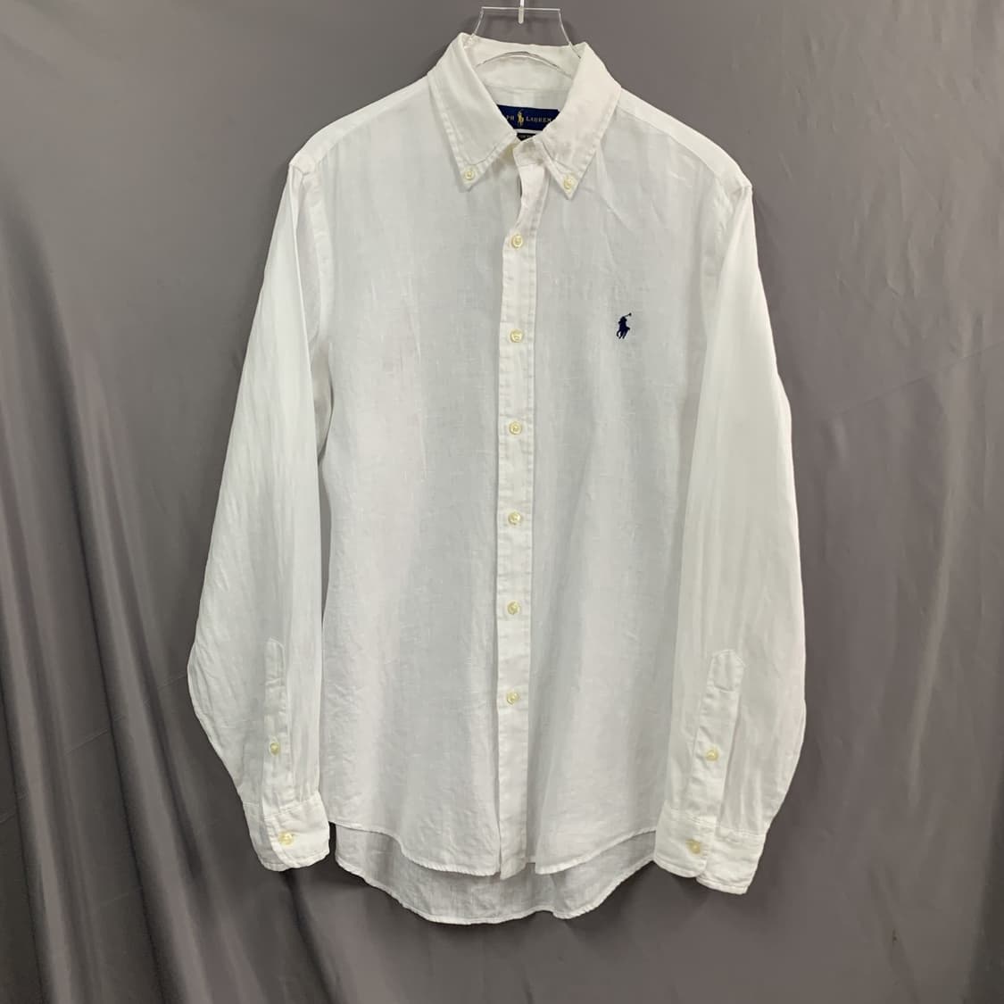 S 폴로랄프로렌 클래식핏 화이트 린넨 셔츠 상품이미지1
