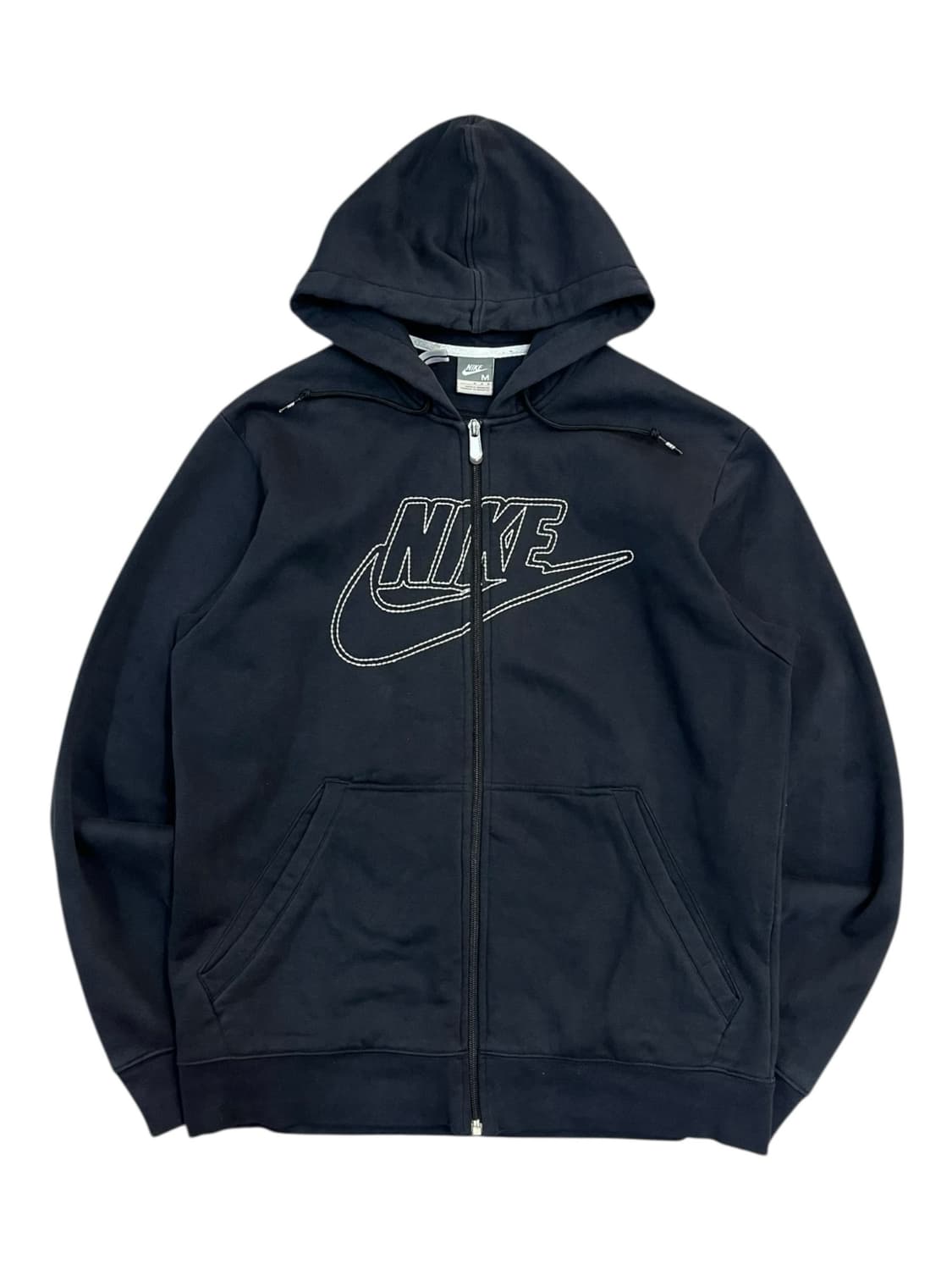 나이키 기모 후드집업 블랙 M #csz2529 상품이미지3