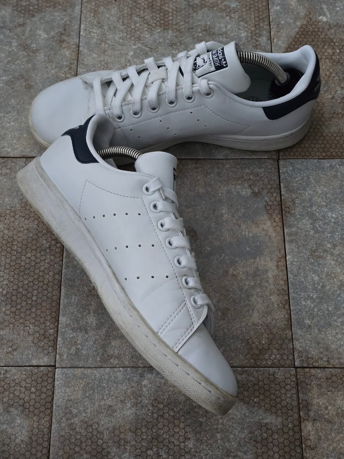 (245)아디다스 스탠스미스 화이트 네이비  상품이미지3
