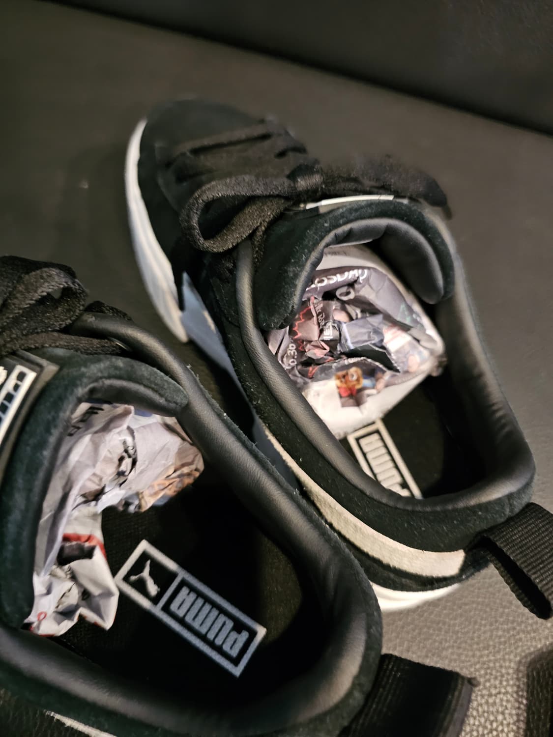 푸마 메이헴 스택 스니커즈 블랙 상품이미지7