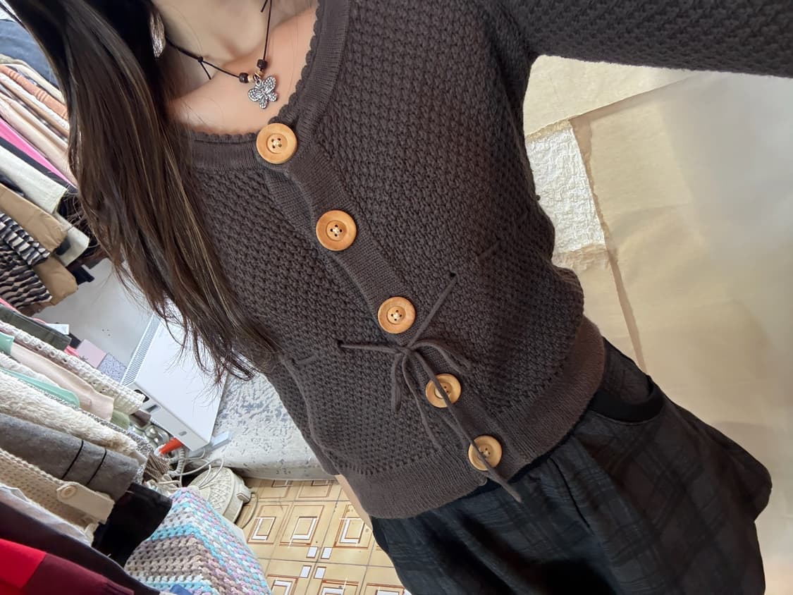 gap brown cardigan 상품이미지1