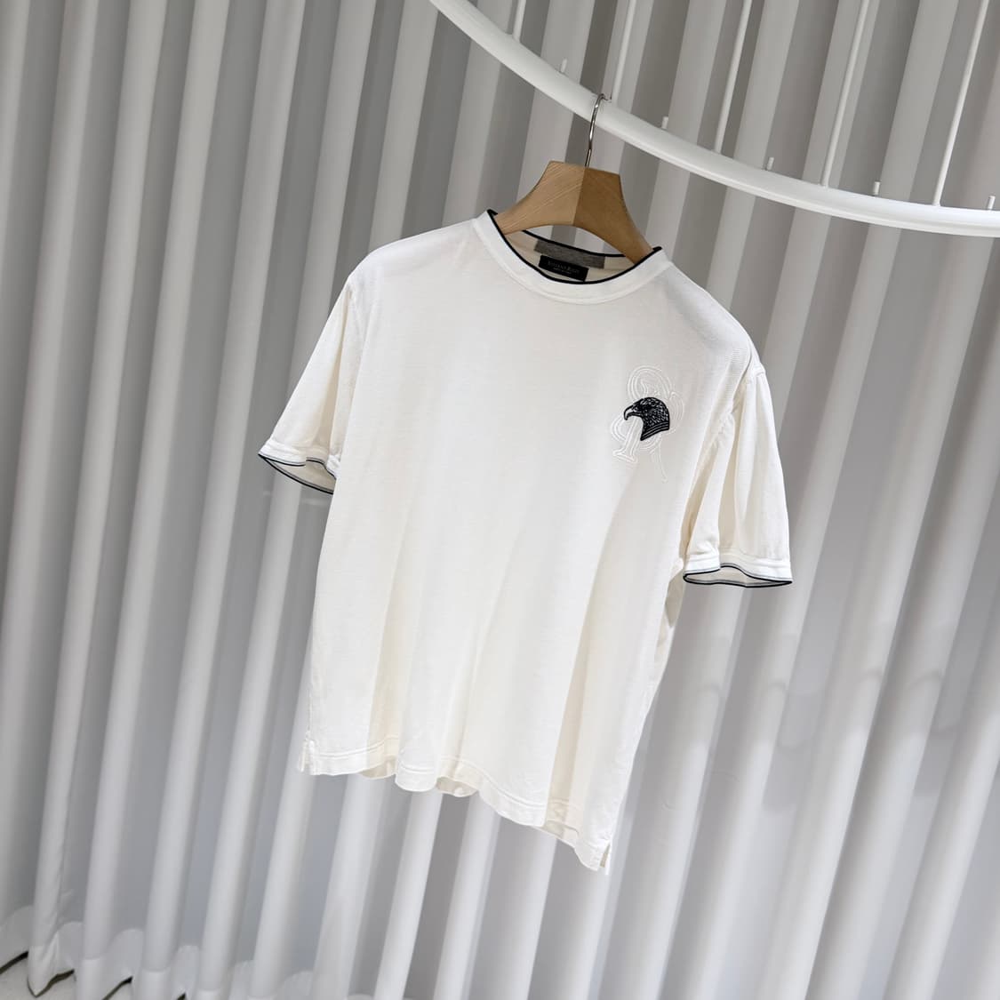 (A+/50) / 스테파노리치 로고 크루넥 실크 반팔 티셔츠 상품이미지2