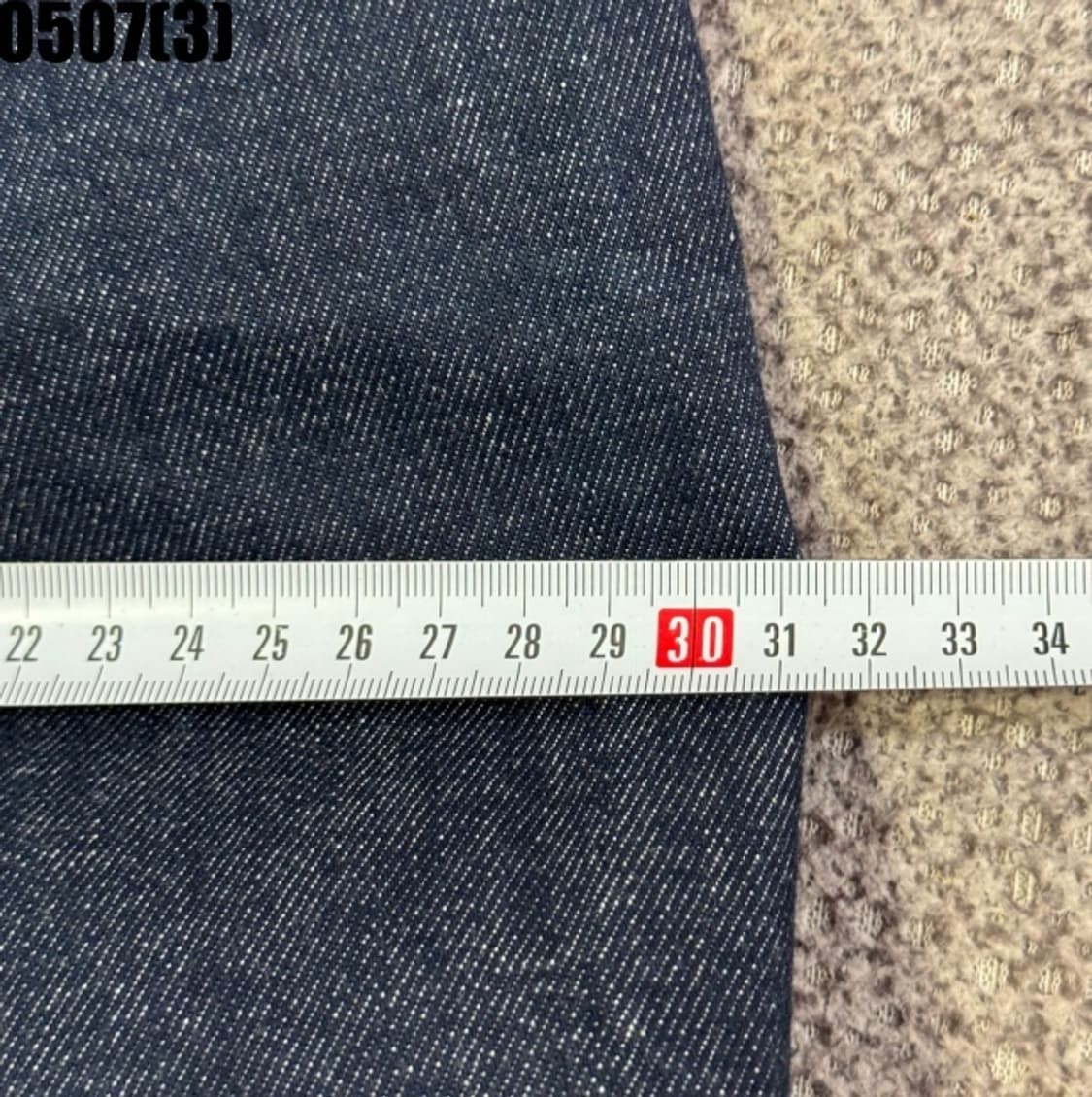 플랙 생지데님 팬츠 상품이미지7