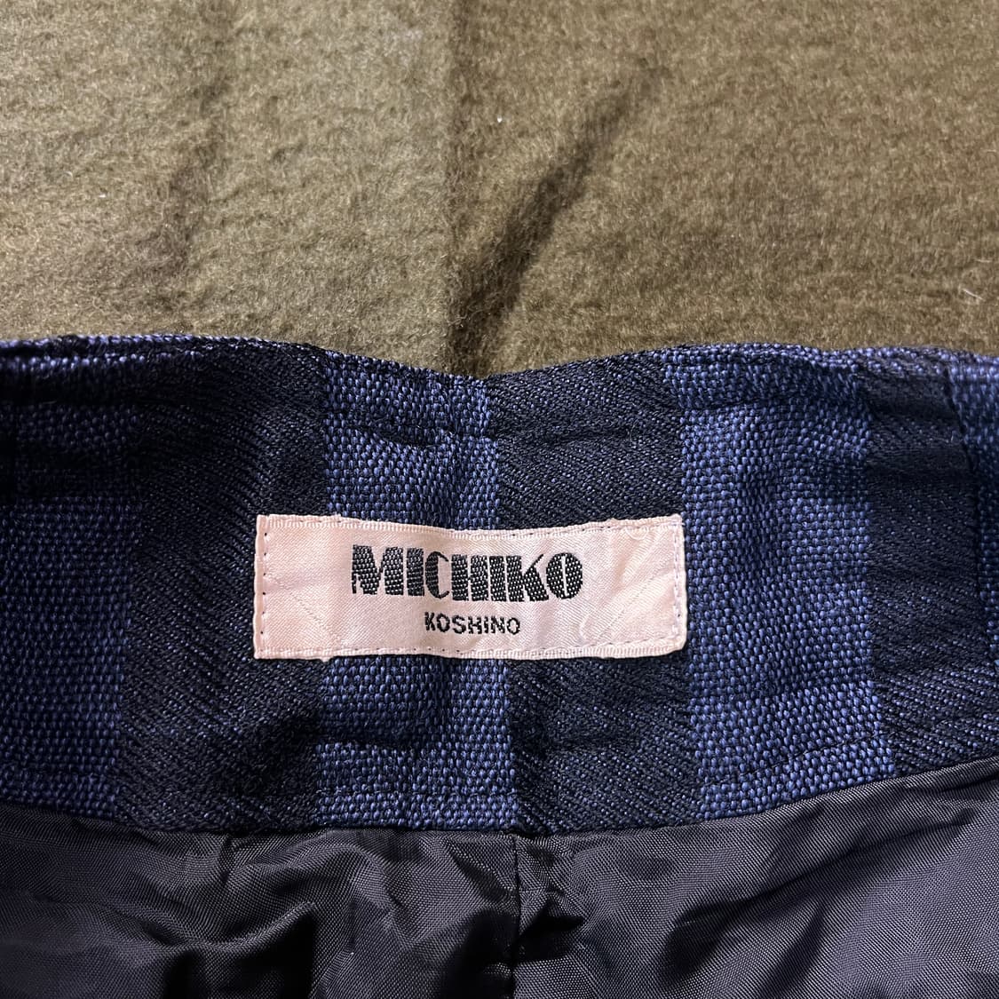 미치코 코시노 빈티지스트라이프 팬츠 (실측확인) 상품이미지4