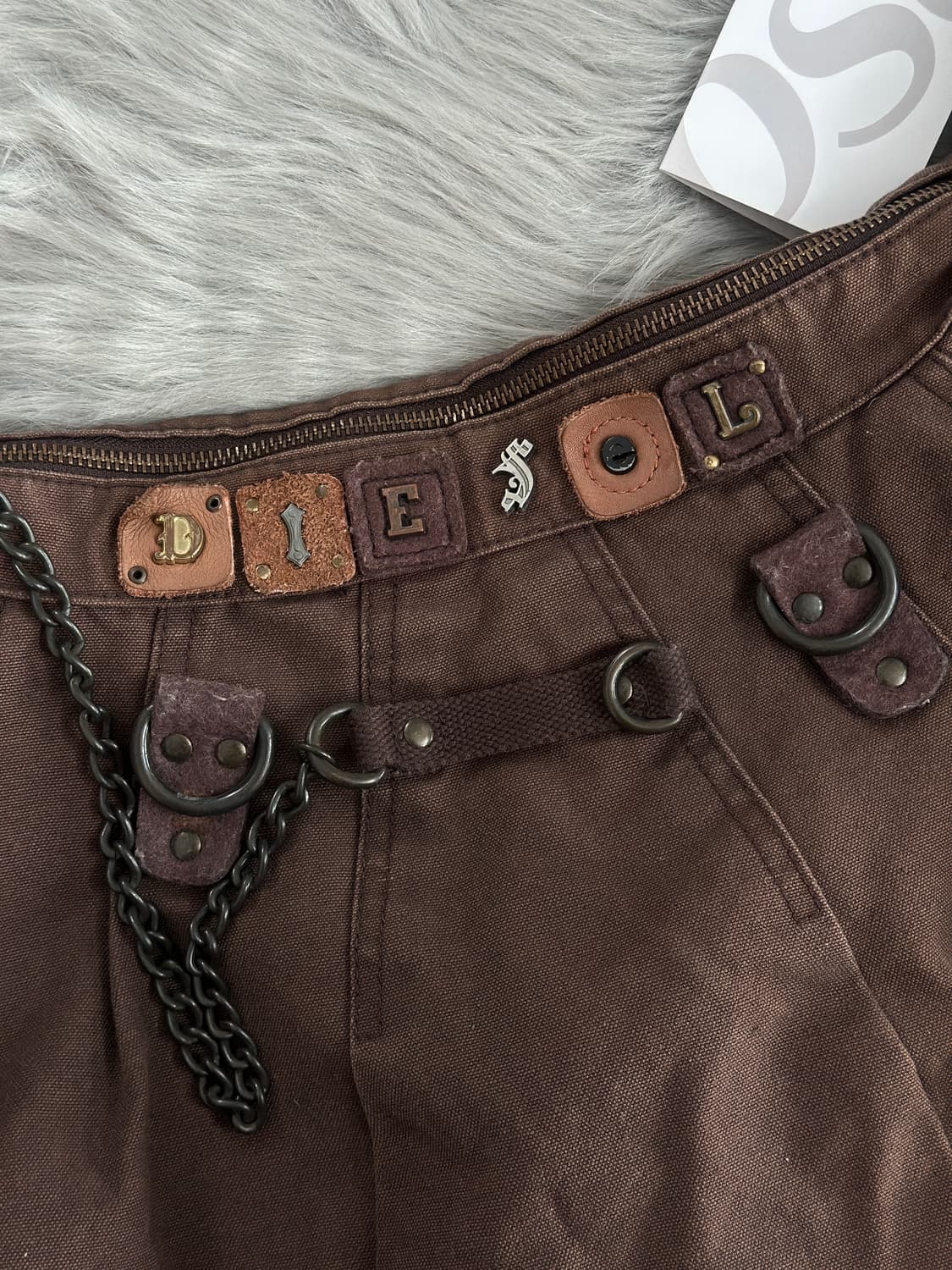 디젤 아카이브 브라운 숄더백  상품이미지3